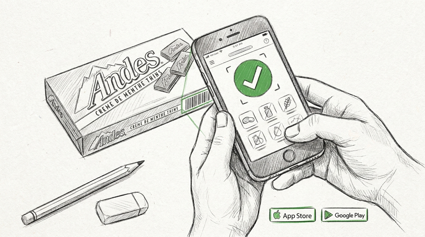 Andes Mints Nutrition Info: Calories, Allergens & Ingredient
