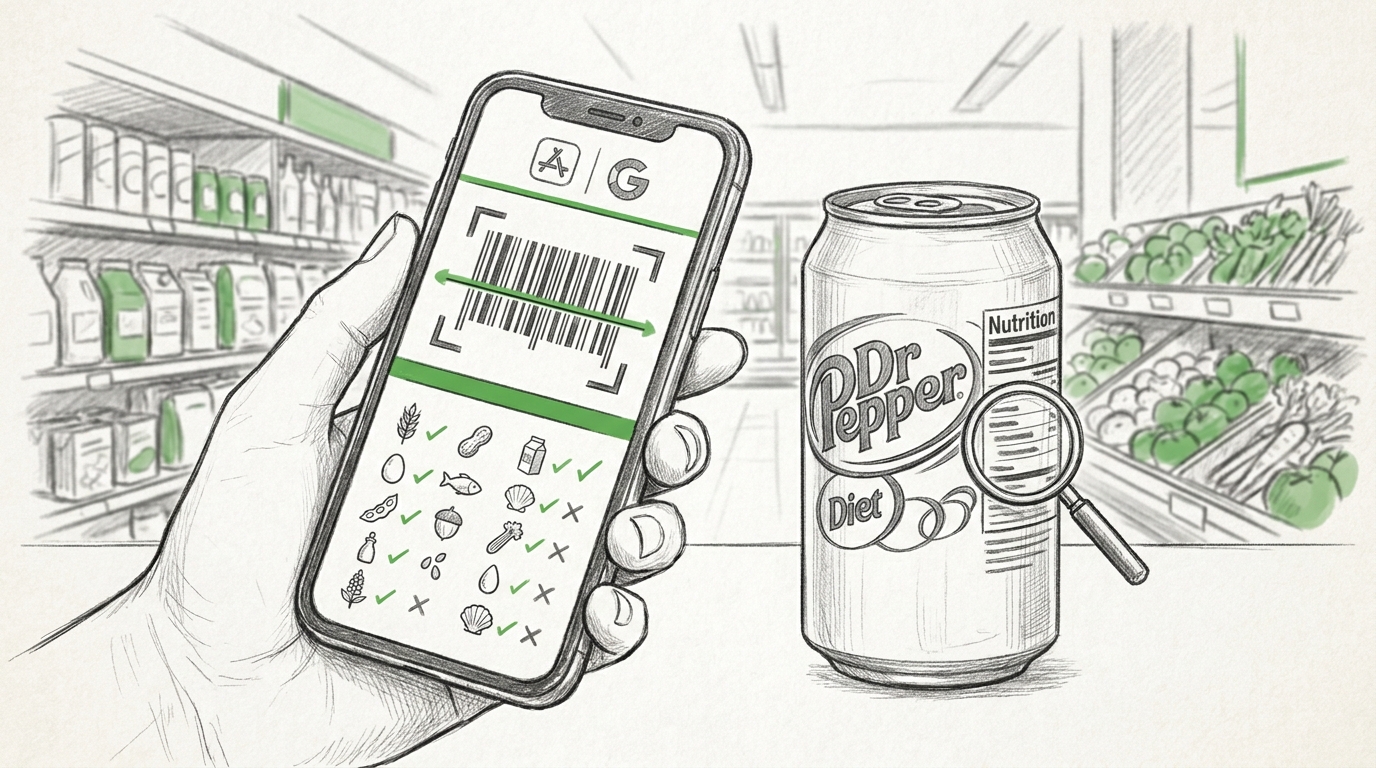 Diet Dr Pepper Nutrition Facts & Allergen Information Guide