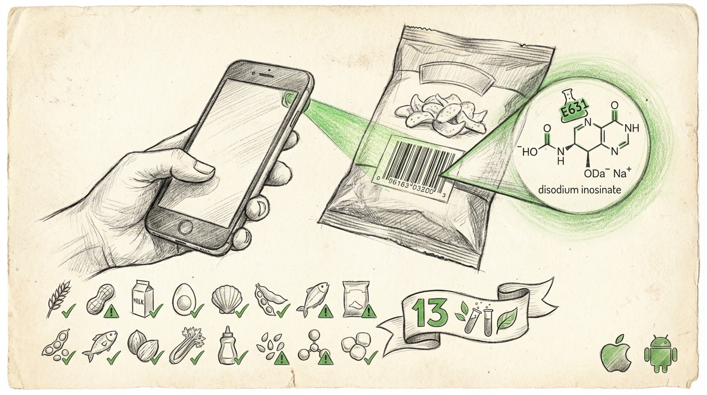 Disodium Inosinate E631: Allergen & Safety Guide