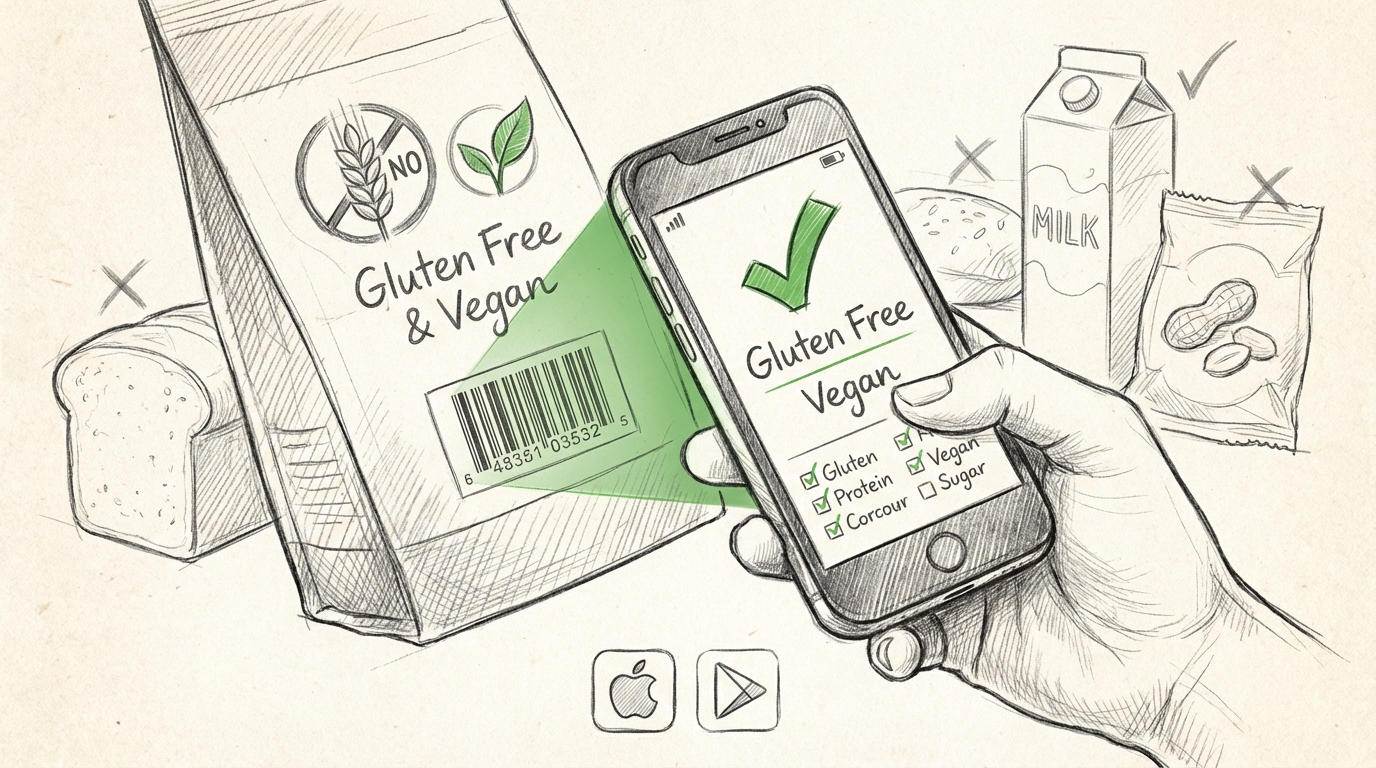 Gluten & Vegan Free Scanner: Detect Allergens Instantly