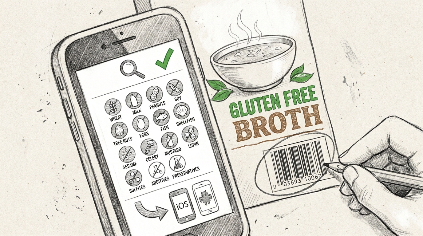 Gluten Free Broth: Safe Brands & Allergen Scanner Guide