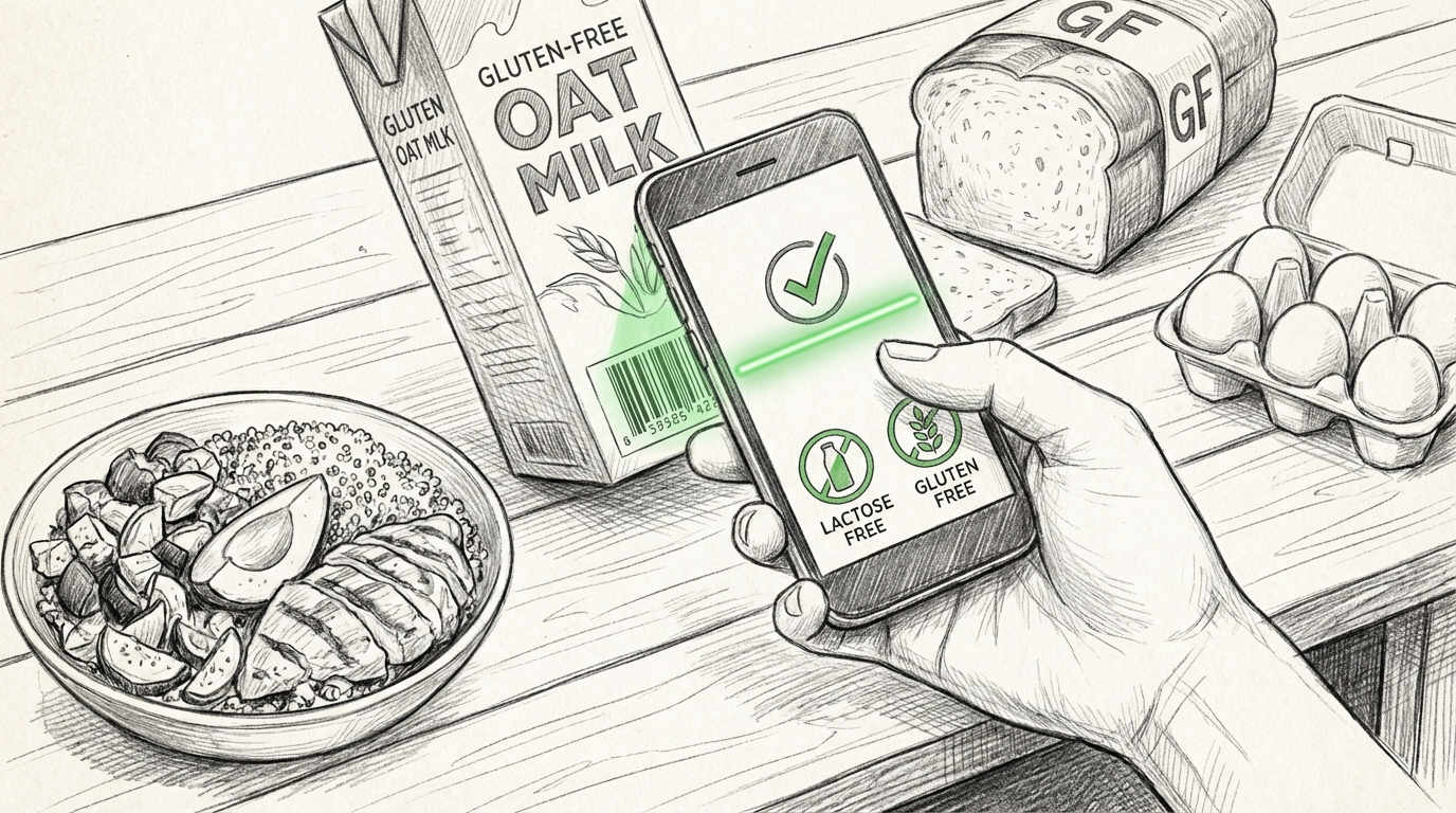 Lactose and Gluten Free Meals: Quick Scanner Guide